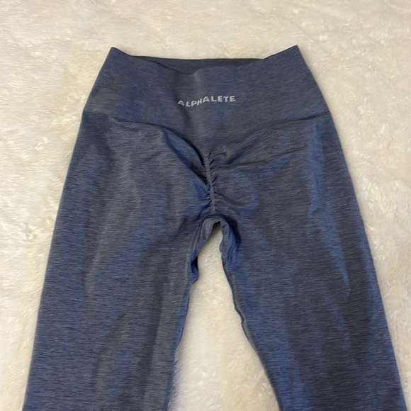 NWOT Women’s Alphalete Amplify French Blue Leggings Size M - Picture 5 of 7